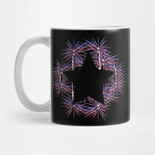 4TH OF JULY FIREWORKS STAR Mug